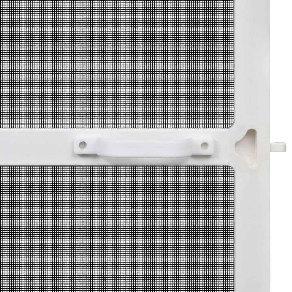 vidaXL Tela anti-insetos articulada para portas 100 x 215 cm branco