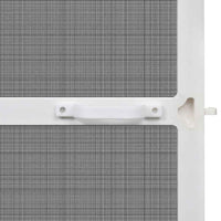 vidaXL Tela anti-insetos articulada para portas 100 x 215 cm branco