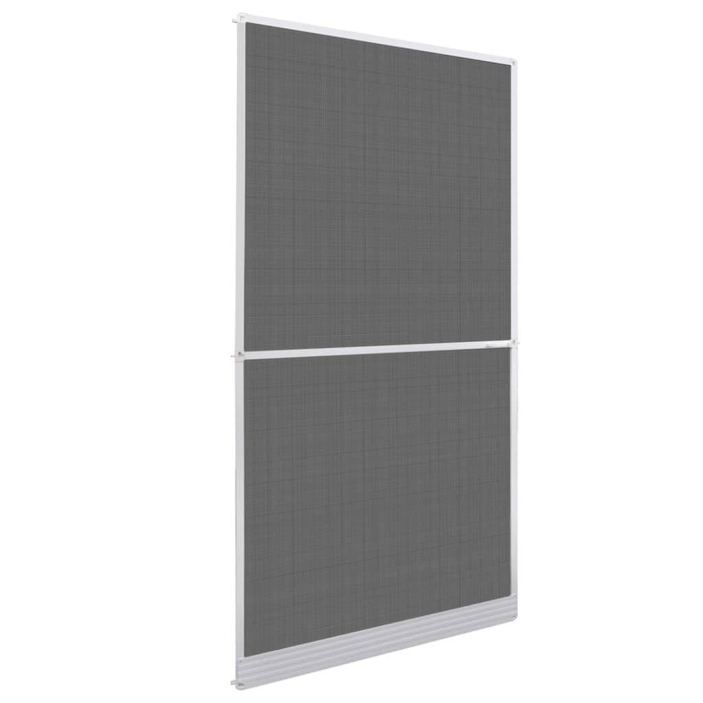 vidaXL Tela anti-insetos articulada para portas 100 x 215 cm branco