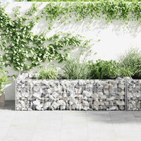 vidaXL Gabião para plantas em aço galvanizado 180x90x50 cm