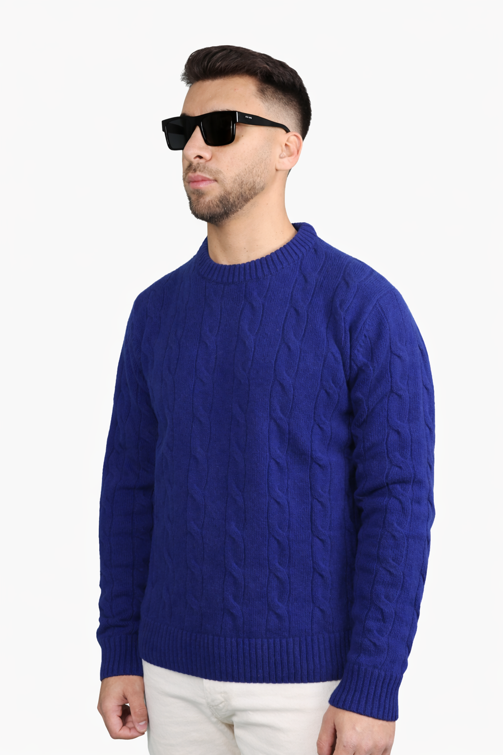 CREWNECK CABLE KNIT - ESCAPISM