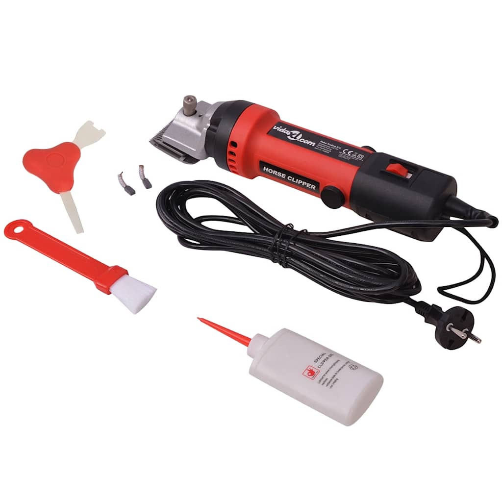 vidaXL Conjunto tosquiador de cavalos de 6 peças 350 W