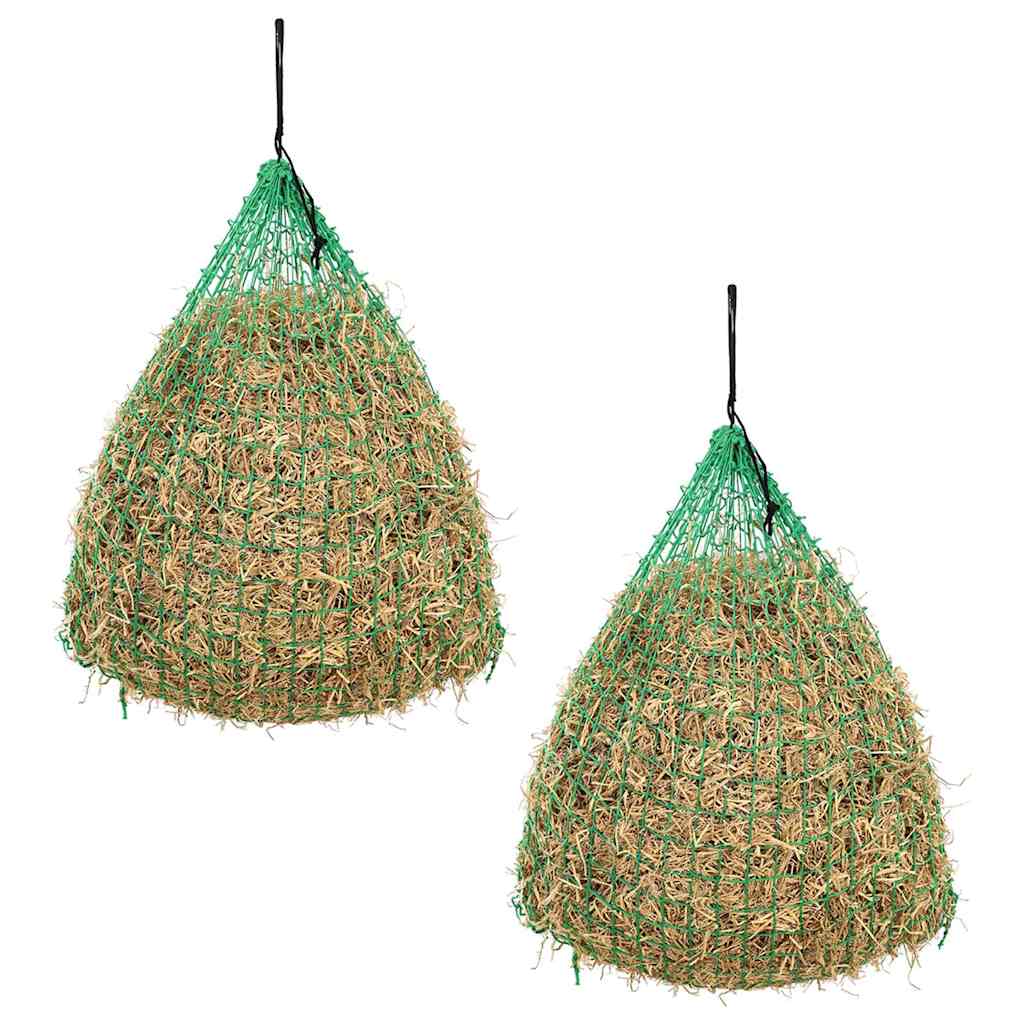 vidaXL Redes para feno retangular PP 2 pcs 0,9x1 m