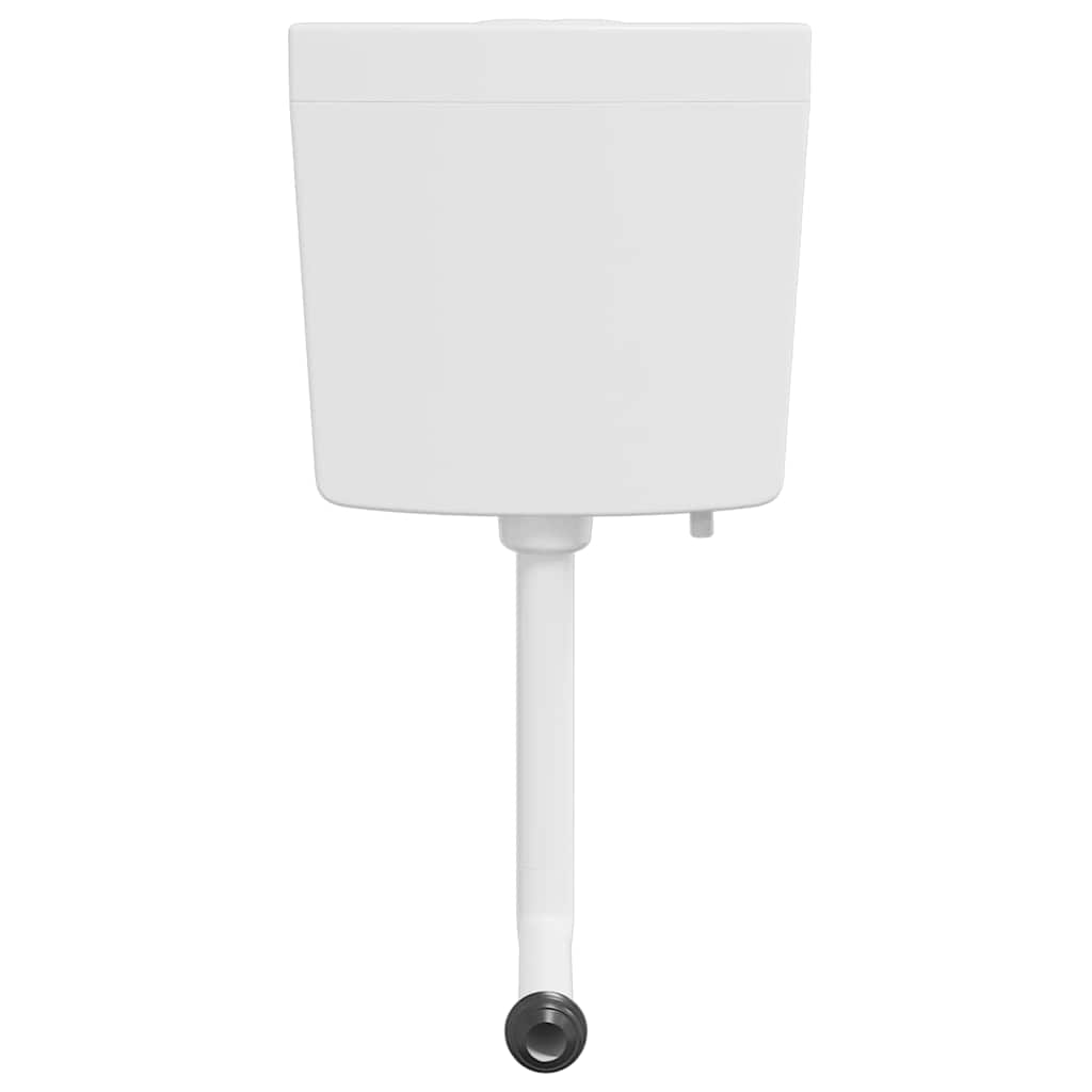 vidaXL Autoclismo de WC c/ entrada de água inferior 3/6 L branco