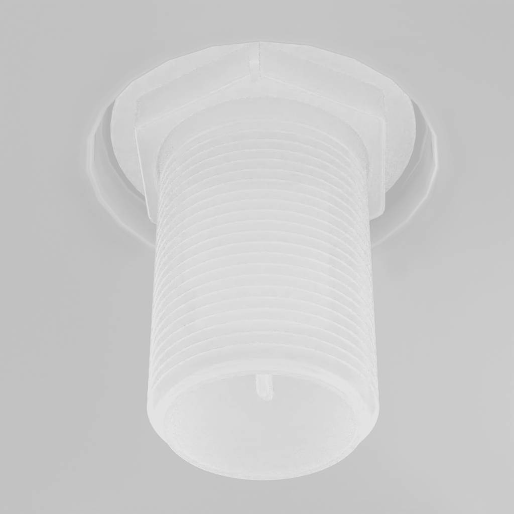 vidaXL Autoclismo de WC c/ entrada de água inferior 3/6 L branco