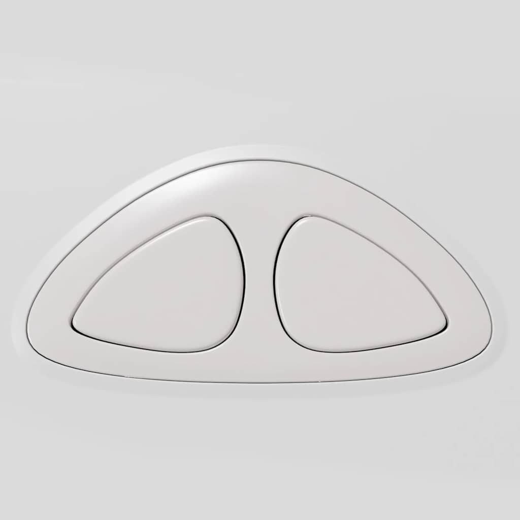 vidaXL Autoclismo de WC c/ entrada de água inferior 3/6 L branco