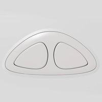 vidaXL Autoclismo de WC c/ entrada de água inferior 3/6 L branco