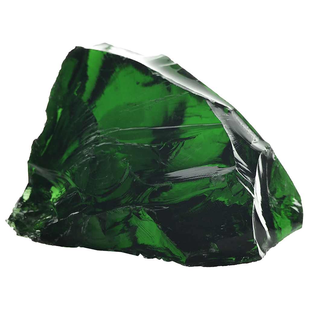 vidaXL Gabião com pedras de vidro verde 60-120 mm 25 kg