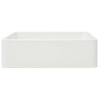 vidaXL Lavatório em cerâmica 41x30x12 cm branco