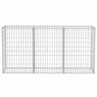 vidaXL Cesto gabião aço galvanizado 200x30x100 cm