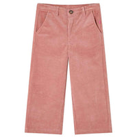 Calças para criança bombazina rosa-velho 92