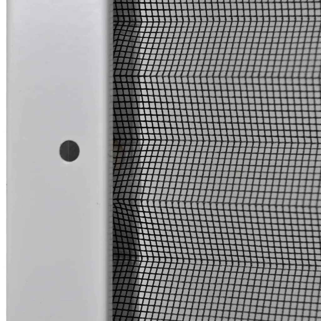vidaXL Tela anti-insetos plissada janela + quebra-luz alumínio 60x80cm
