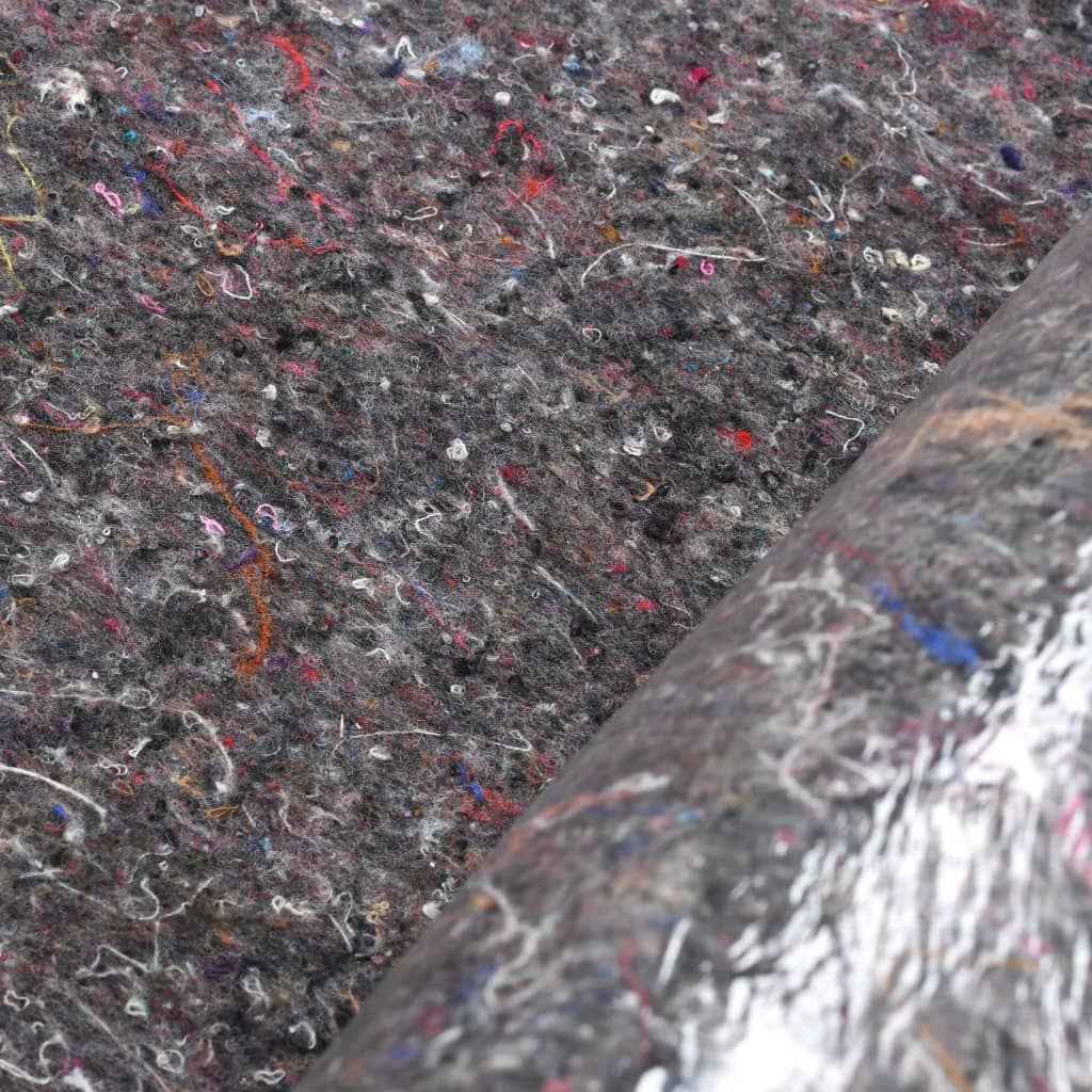 vidaXL Tapete p/ pintor em velo antiderrapante 50 m 180 g/m² cinzento