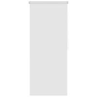 vidaXL Estore de rolo para o duche 80x240 cm branco