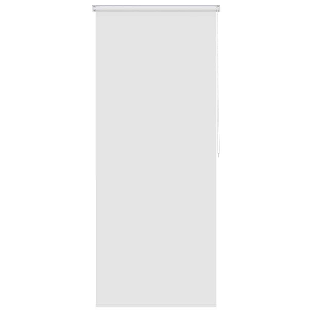 vidaXL Estore de rolo para o duche 80x240 cm branco