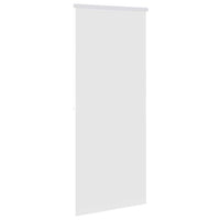 vidaXL Estore de rolo para o duche 80x240 cm branco