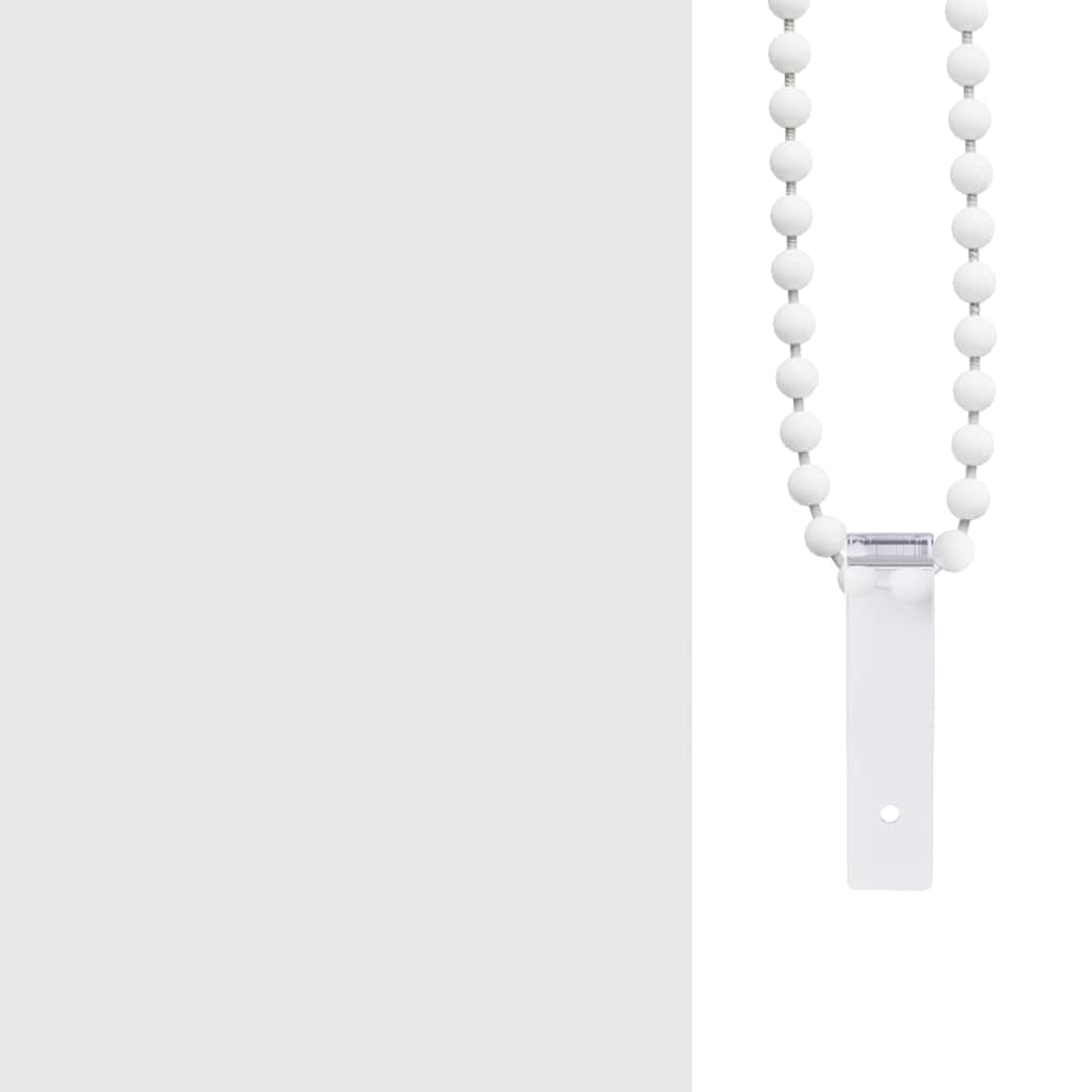 vidaXL Estore de rolo para o duche 80x240 cm branco