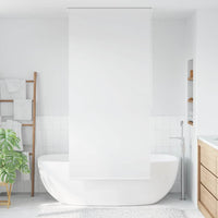 vidaXL Estore de rolo para o duche 80x240 cm branco
