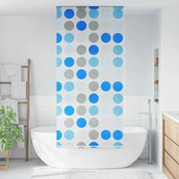 vidaXL Estore de rolo para o duche 80x240 cm branco