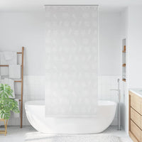 vidaXL Estore de rolo para o duche 80x240 cm branco