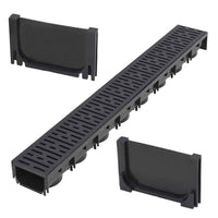 vidaXL Canais de drenagem 3 pcs aço galvanizado 3 m