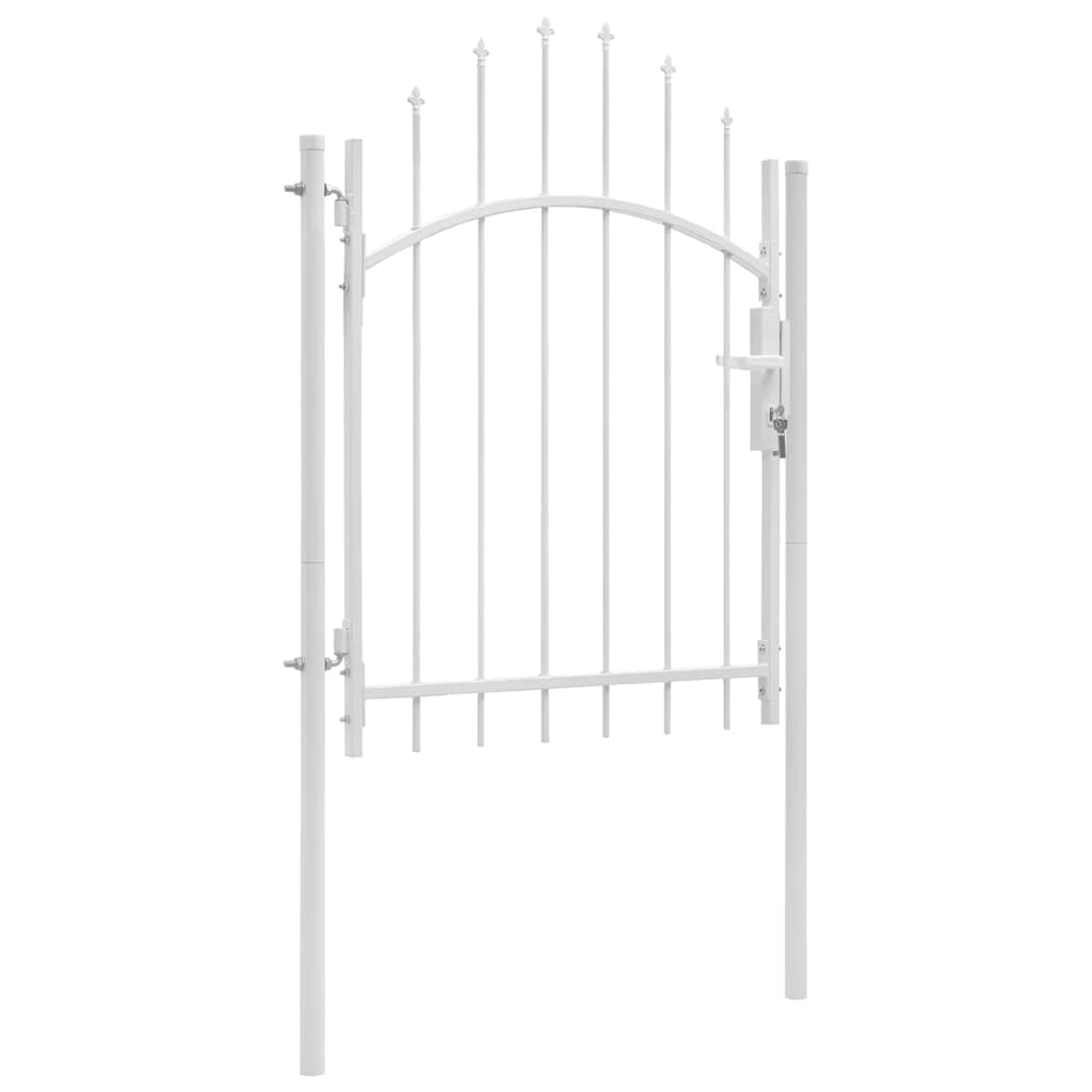 vidaXL Portão de jardim 1x1,5 m aço preto