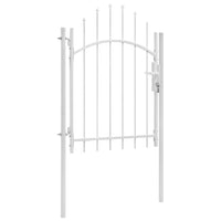 vidaXL Portão de jardim 1x1,5 m aço preto