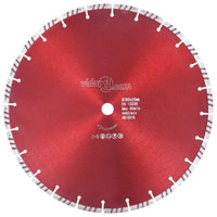 vidaXL Disco de corte de diamante com aço turbo 300 mm