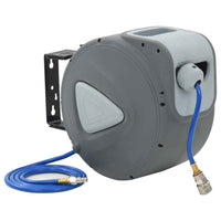vidaXL Enrolador automático de mangueira para ar comprimido 1/4" 12 m