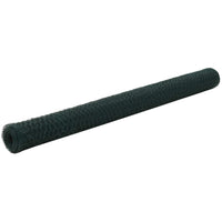 vidaXL Cerca de arame galinheiro c/ revestimento em PVC 25x0,75m verde