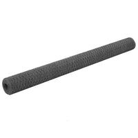 vidaXL Cerca de arame galinheiro c/ revestimento em PVC 25x0,75m verde
