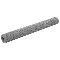 vidaXL Cerca de arame galinheiro c/ revestimento em PVC 25x0,75m verde