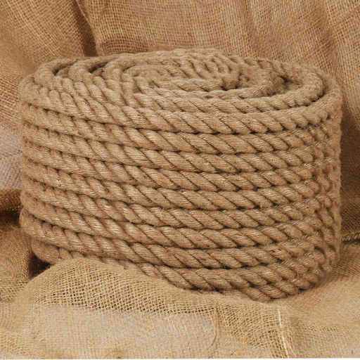 vidaXL Corda 100% juta 10 mm 250 m