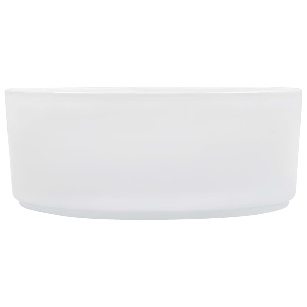 vidaXL Lavatório 36x14 cm cerâmica branco