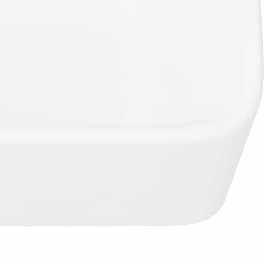 vidaXL Lavatório 40x30x13 cm cerâmica branco