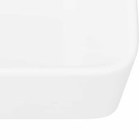 vidaXL Lavatório 40x30x13 cm cerâmica branco