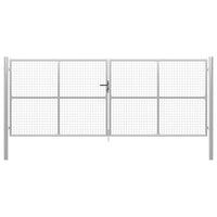 vidaXL Portão de jardim em tela 400x150 cm