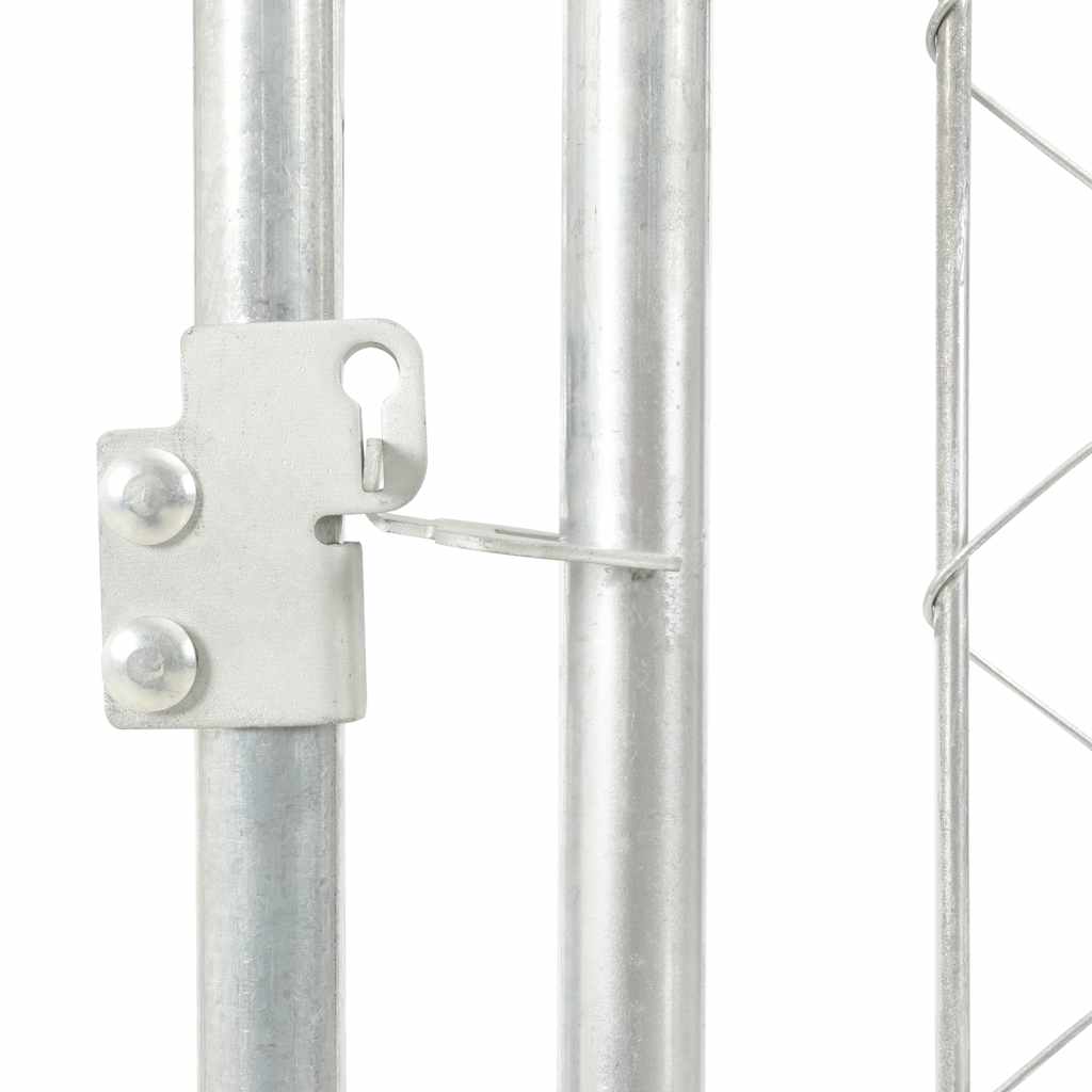 vidaXL Canil de exterior com telhado 100x100x125 cm