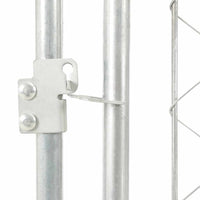 vidaXL Canil de exterior com telhado 100x100x125 cm