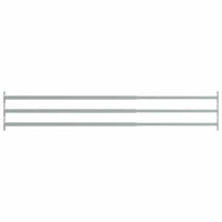 vidaXL Barra segurança de janela ajustável 710-1200 mm