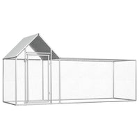 vidaXL Galinheiro 2x1x1,5 m aço galvanizado