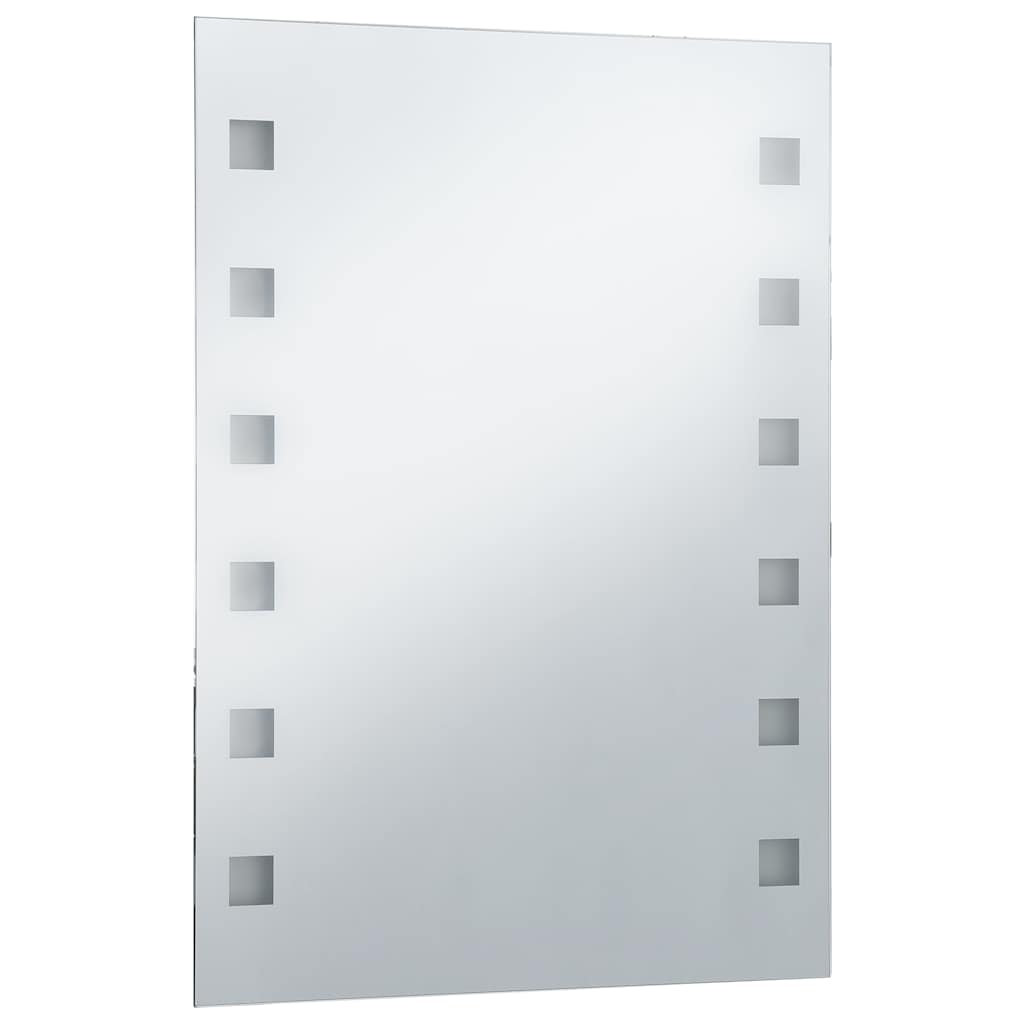 vidaXL Espelho de parede LED para casa de banho 60x80 cm