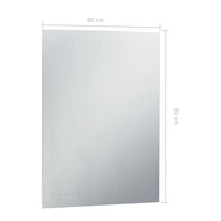 vidaXL Espelho de parede LED para casa de banho 60x80 cm