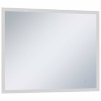vidaXL Espelho de parede LED c/ sensor tátil casa de banho 80x60 cm