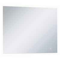 vidaXL Espelho de parede LED c/ sensor tátil casa de banho 80x60 cm