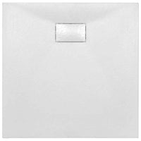 vidaXL Base de chuveiro SMC branco 80x80 cm