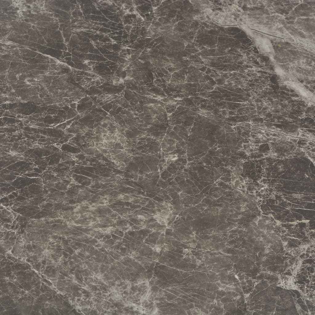 vidaXL Tábuas de soalho autoadesivas 5,11 m² PVC mármore preto