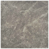 vidaXL Tábuas de soalho autoadesivas 5,11 m² PVC mármore preto