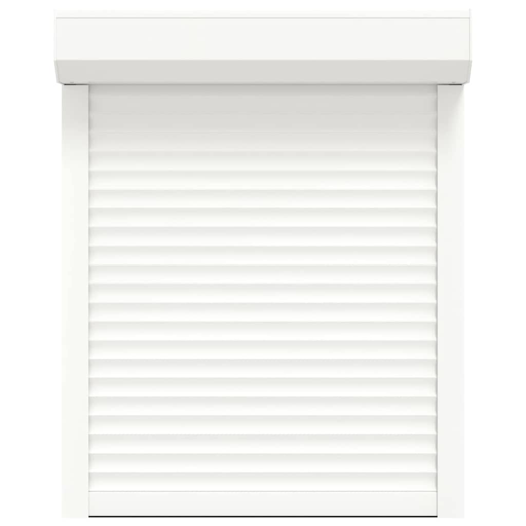 vidaXL Persiana de enrolar em alumínio 70x100 cm branco