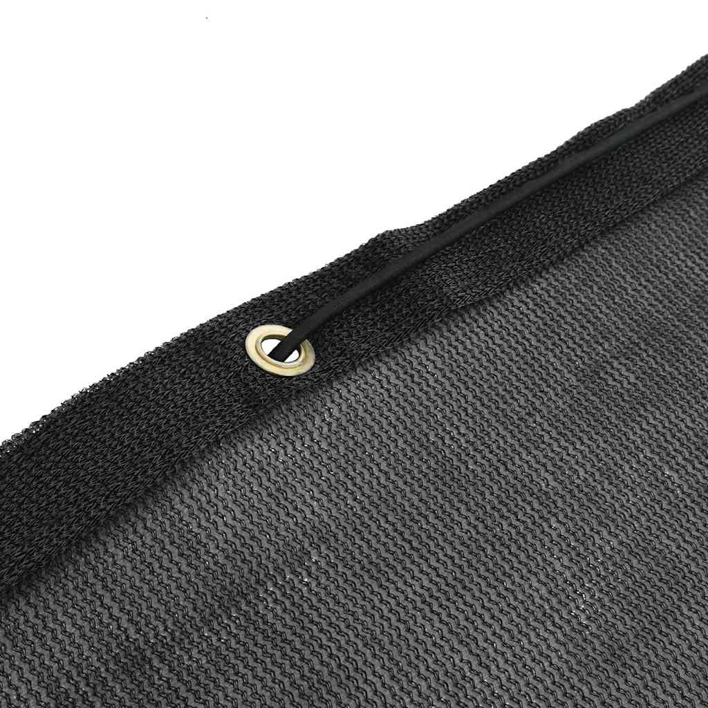 vidaXL Rede de proteção para contentor PEAD 3x5 m preto